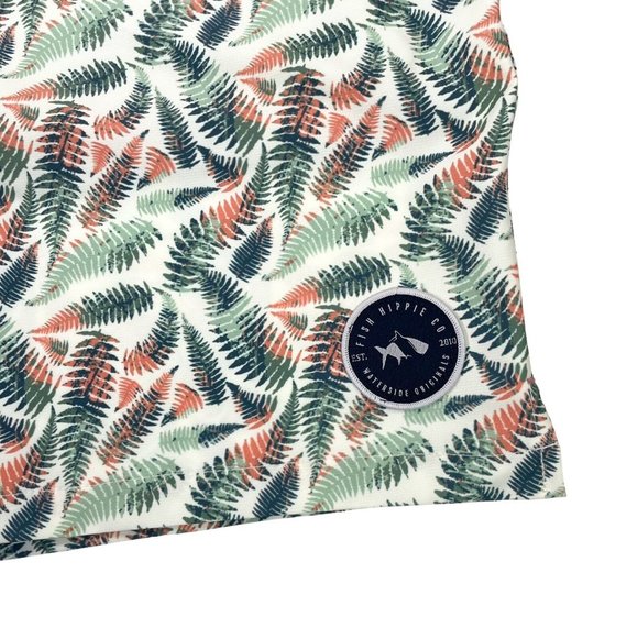 Fish Hippie Co. Meridian Volley Swim Shorts Tropical Palm-Mens XXL- NWT MSRP $85 - Picture 2 of 12